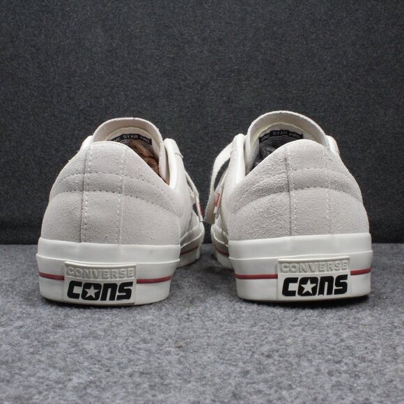 CONVERSE ONE STAR OX Red White Beige Suede Sneakers Shoes Men's Size 11.5 - Picture 4 of 12